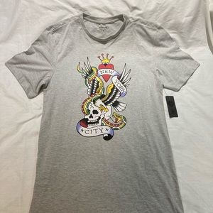 Ed Hardy t-shirt dress, size S/M, NWT!